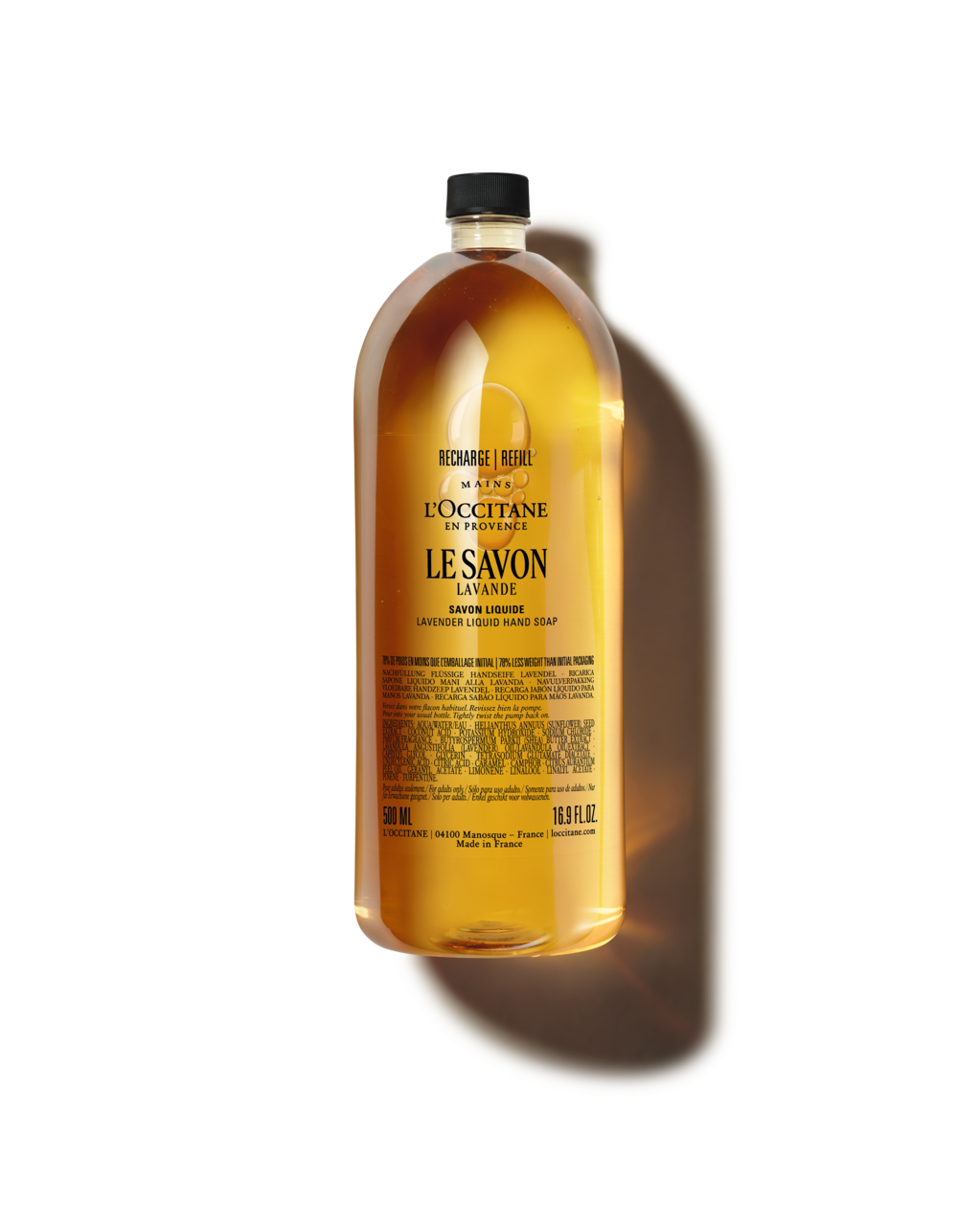 Eco-Refil Sabonete L&iacute;quido para Ma&otilde;s Lavanda Le Savon 500mL, , large